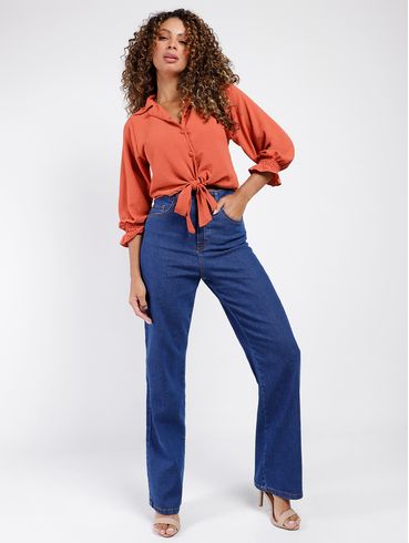 Camisa Feminina MARROM