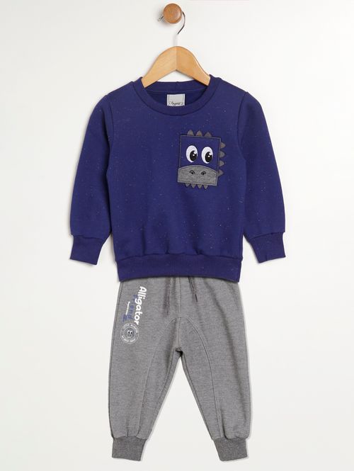 Conjunto Longo Infantil Para Menino - MARINHO
