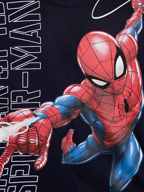 Camiseta Manga Longa Infantil Para Menino - MARINHO