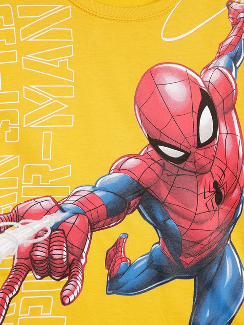 Camiseta Manga Longa Infantil Para Menino - AMARELO