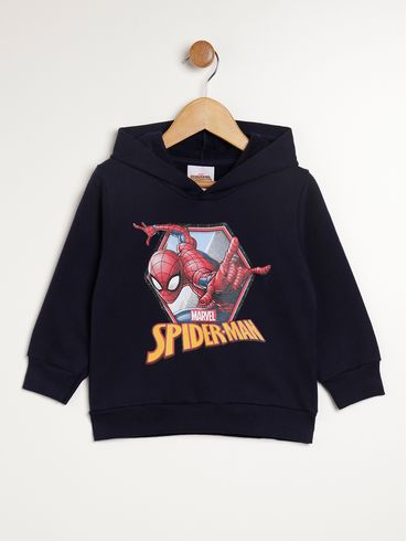 Moletom com Capuz Infantil Para Menino - MARINHO