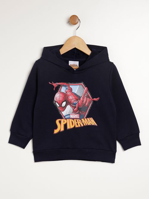 Moletom com Capuz Infantil Para Menino - MARINHO