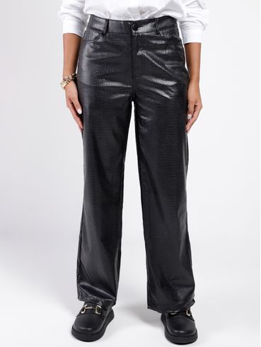 Calça Pu Eagle Rock Feminina PRETO