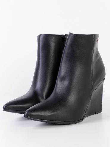 Bota Cano Curto Vizzano Feminina PRETO