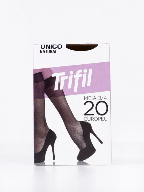 Meia 3/4 Fio 20 Trifil Feminina NATURAL