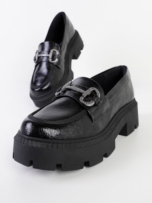 Mocassim Tratorado Quiz Feminino PRETO