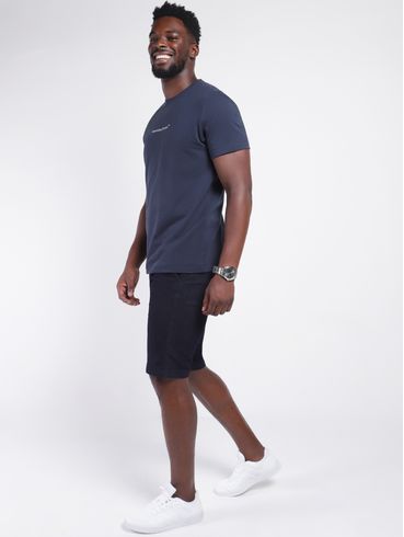Bermuda Jeans Masculina AZUL