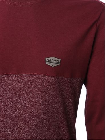Camiseta Manga Longa Masculina BORDO