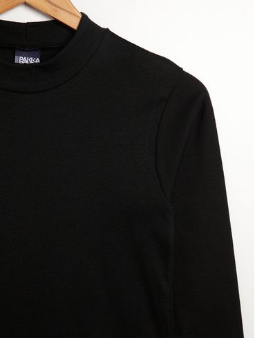 Camiseta Manga Longa Infantil Para Menino - PRETO