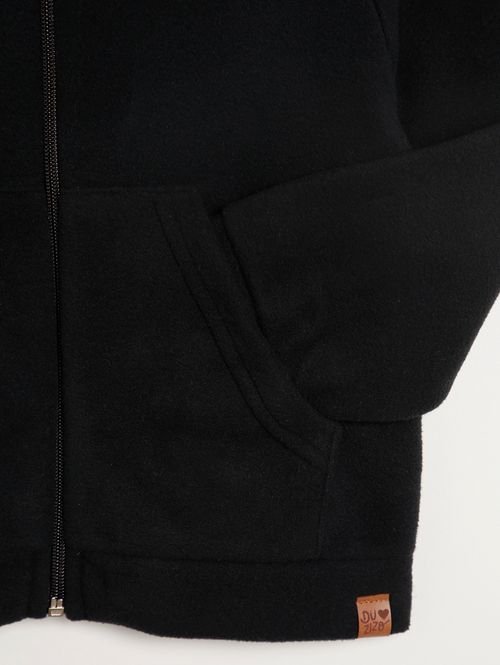 Jaqueta Moletom Infantil Para Menina - PRETO