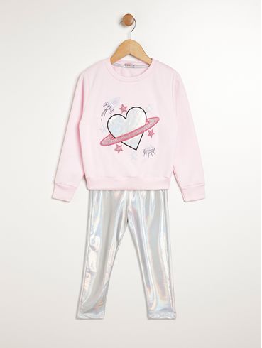 Conjunto Infantil Para Menina - ROSA