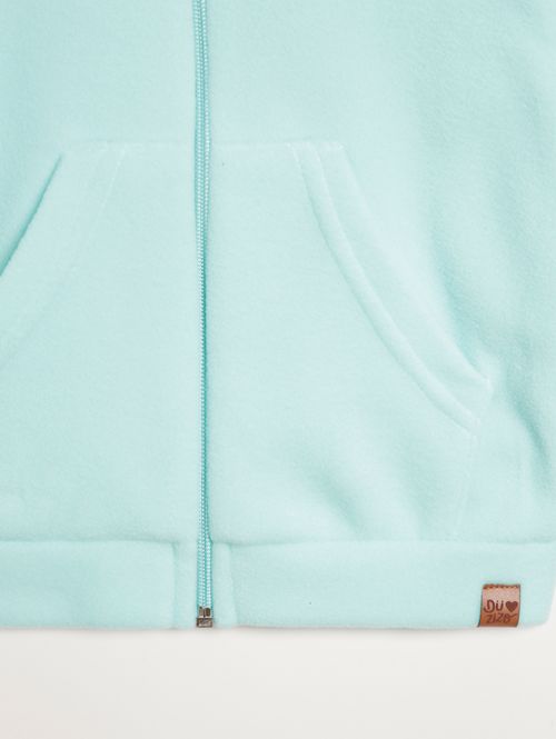 Jaqueta Moletom Infantil Para Menina - AZUL