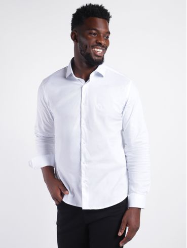 Camisa Manga Longa Elétron Masculina BRANCO
