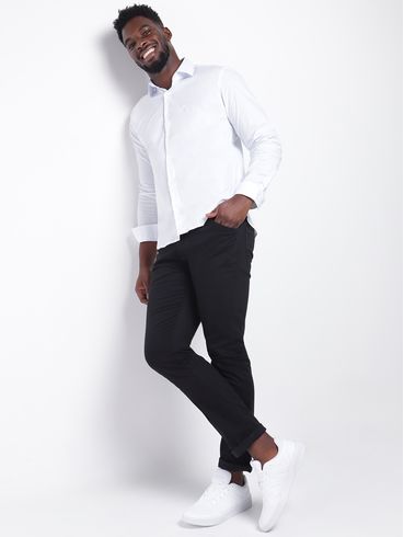Camisa Manga Longa Elétron Masculina BRANCO