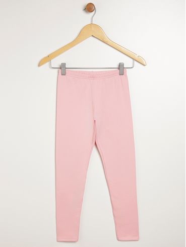 Calça Molecotton Infantil para Menina - Rosa