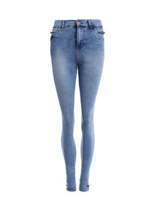 Calça jeans best sale estilo moletom feminina