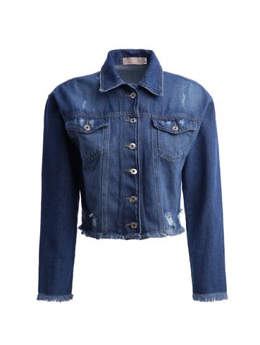 Jaqueta Jeans Pisom Feminina AZUL