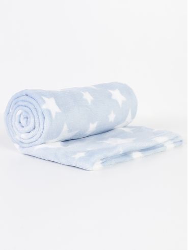 Manta Infantil Para Bebê - AZUL