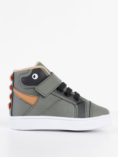 Tênis Infantil Para Bebê Menino - VERDE/CARAMELO/LARANJA