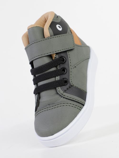 Tênis Infantil Para Bebê Menino - VERDE/CARAMELO/LARANJA