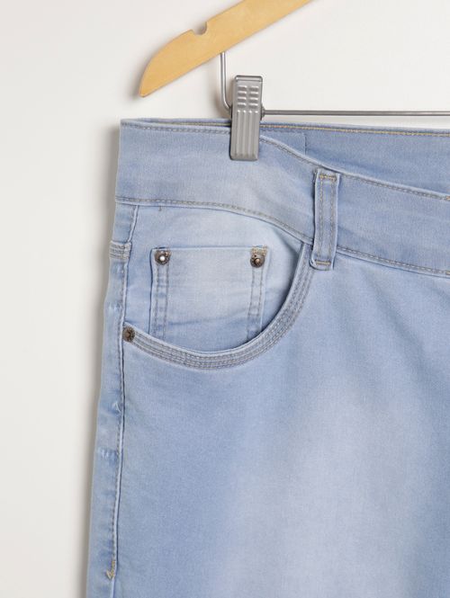 Calça Jeans Tradicional Plus Size Masculina AZUL