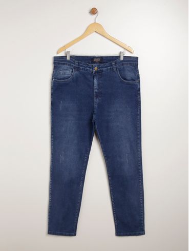 Calça Jeans Mokkai Plus Size Masculina AZUL