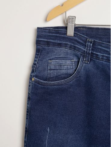 Calça Jeans Mokkai Plus Size Masculina AZUL