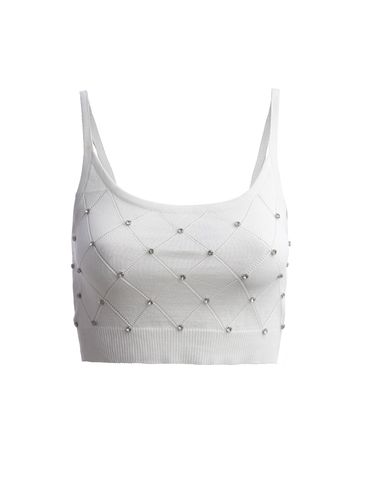 Blusa com Sobreposição Eagle Rock Feminina OFF WHITE