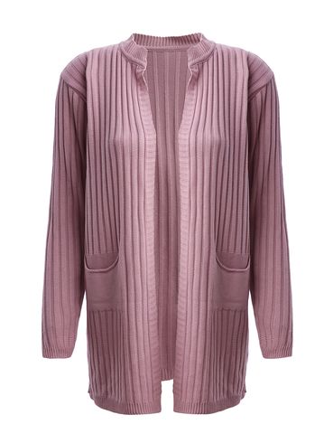 Cardigan de Tricot Alongado Cativa Feminino ROSA
