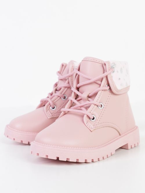Bota Molekinha Infantil Para Bebê Menina - ROSA CLARO