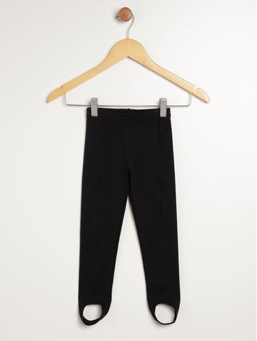 Calça Molecotton Infantil Para Menina - PRETO