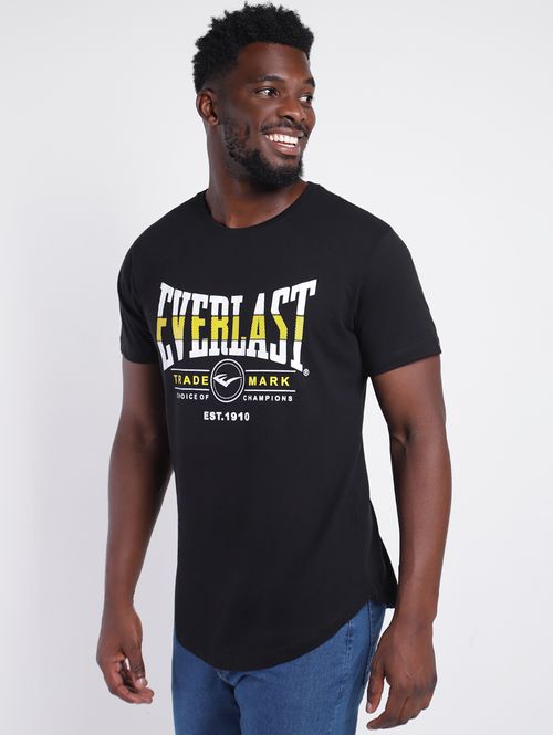 Camiseta Manga Curta Masculina Preto