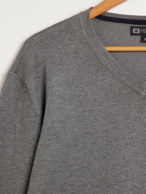 Suéter de Tricot Plus Size Masculino MESCLA