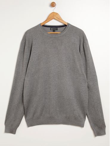 Suéter de Tricot Plus Size Masculino MESCLA