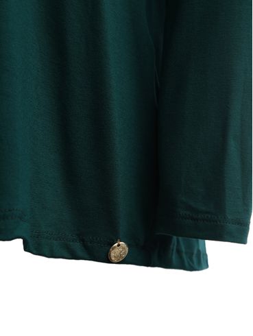 Blusa Manga Longa Autentique Plus Size Feminina VERDE CLARO