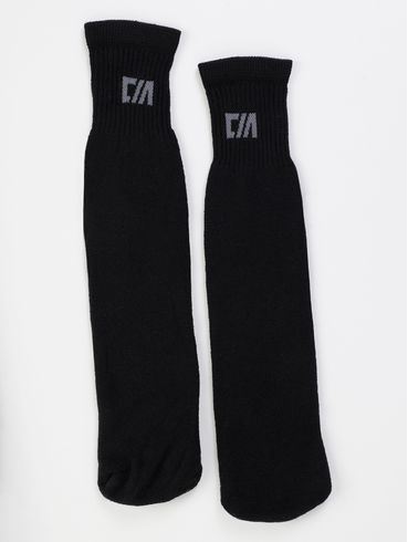 Meia Cano Longo Masculina PRETO