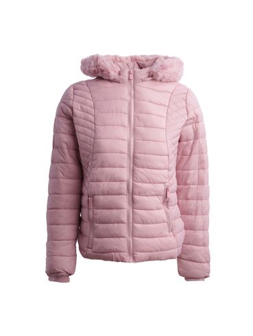 Jaqueta Parka com Capuz Feminina ROSA