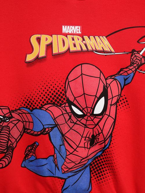 Moletom Homem Aranha Infantil Para Menino - VERMELHO