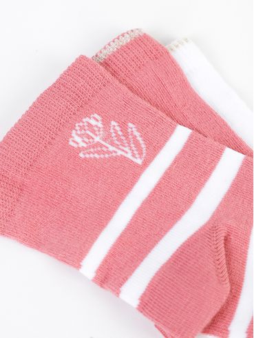 Kit com 03 Meias Trifil Femininas BRANCO/CORAL