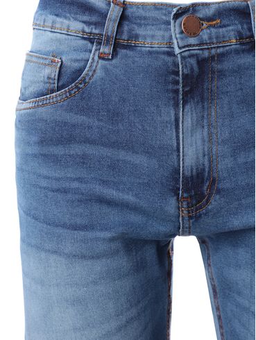 Calça Jeans Skinny Masculina AZUL