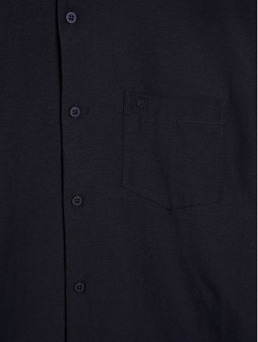 Camisa Manga Longa Plus Size Masculina MARINHO