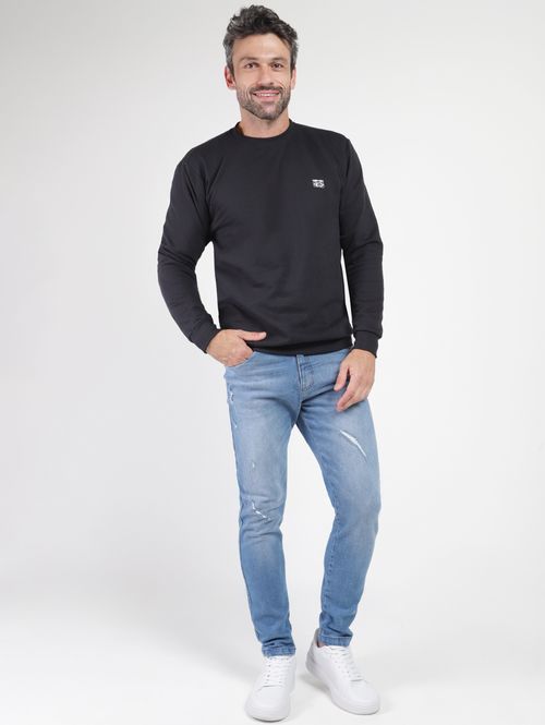 Calça Jeans Skinny Masculina AZUL