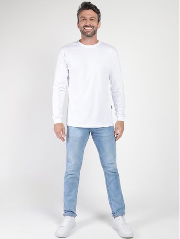 Calça Jeans Slim Masculina AZUL