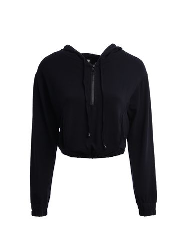 Blusa Moletinho com Capuz Feminina PRETO