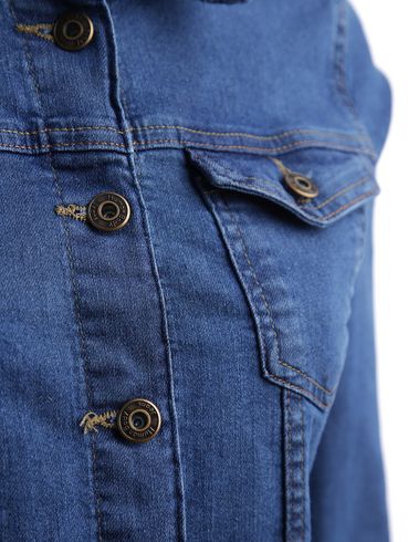 Jaqueta Jeans Feminina AZUL