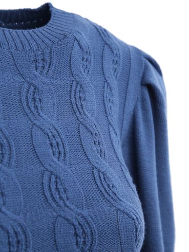 Blusa de Tricot Cativa Feminina AZUL