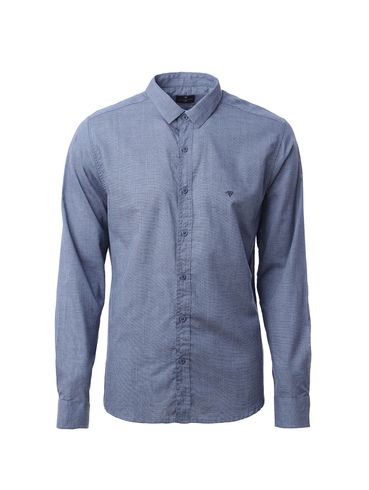 Camisa Manga Longa Masculina AZUL