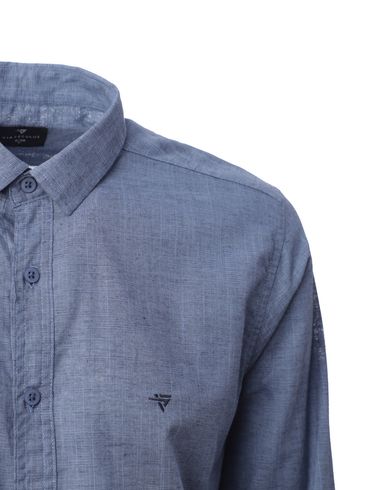 Camisa Manga Longa Masculina AZUL