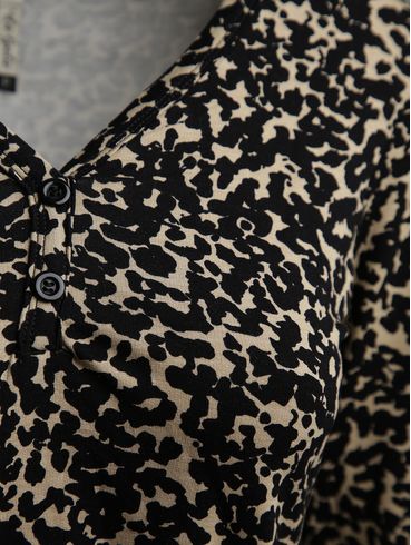 Blusa Manga Longa Moletinho Feminina PRETO