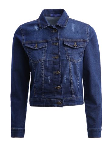 Jaqueta Jeans Feminina AZUL